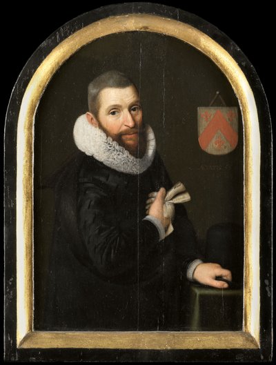 Porträt von Johan Gerritsz van Schoterbosch, um 1620 von Cornelis Engelsz