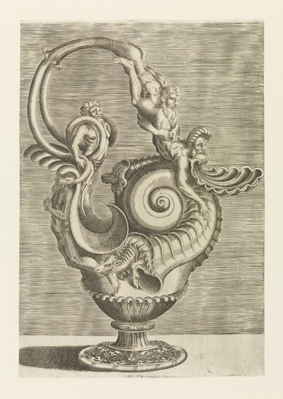 Kanne mit Griff von Cornelis Floris Ii