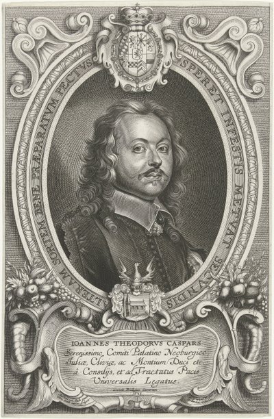 Porträt von Johann Theodor Caspars von Cornelis Galle (II)