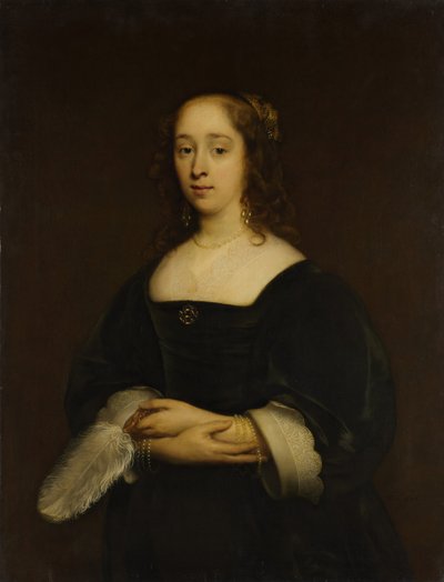 Porträt einer Frau, 1648 von Cornelis Janssens van Ceulen