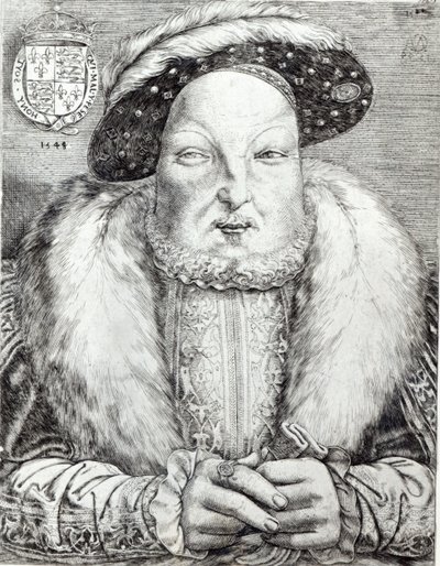 Porträt von Heinrich VIII., 1548 von Cornelis Massys