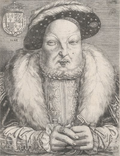 Porträt von Heinrich VIII., ca. 1547 von Cornelis Massys
