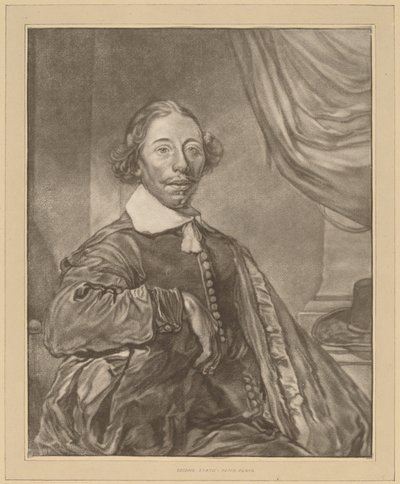 Porträt eines sitzenden Mannes von Cornelis Ploos van Amstel