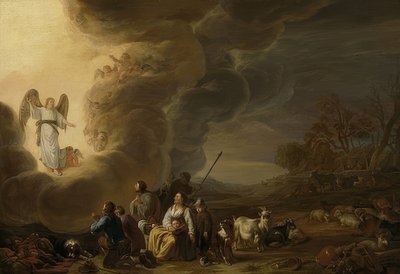 Die Verkündigung an die Hirten von Cornelis Saftleven
