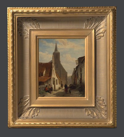 Kirche in Zandvoort von Cornelis Springer