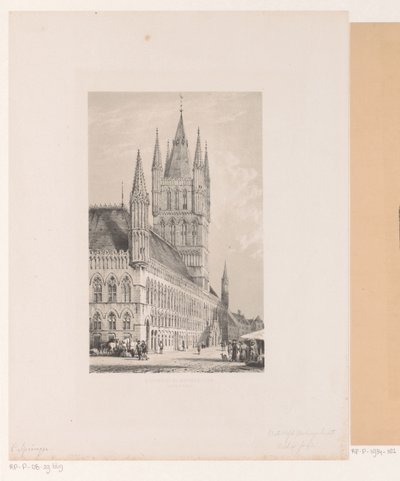 Lakenhalle von Ypern von Cornelis Springer