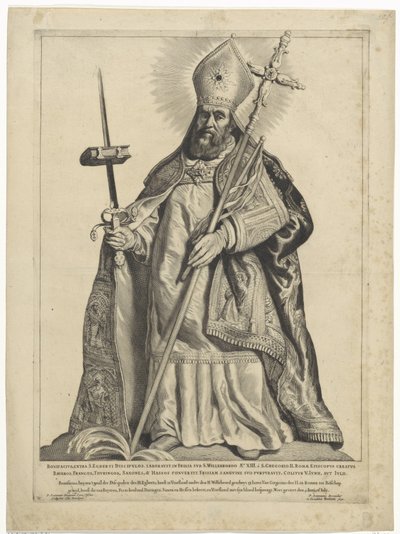 H. Bonifatius (Nederlandse heiligen) von Cornelis Visscher (II)