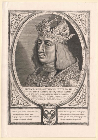 Heiliger Römischer Kaiser Maximilian I. von Cornelis Visscher