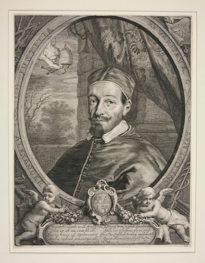 Papst Alexander VII, Fabio Chigi (1599-1667) von Cornelis Visscher
