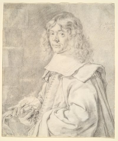 Porträt eines jungen Mannes von Cornelis Visscher