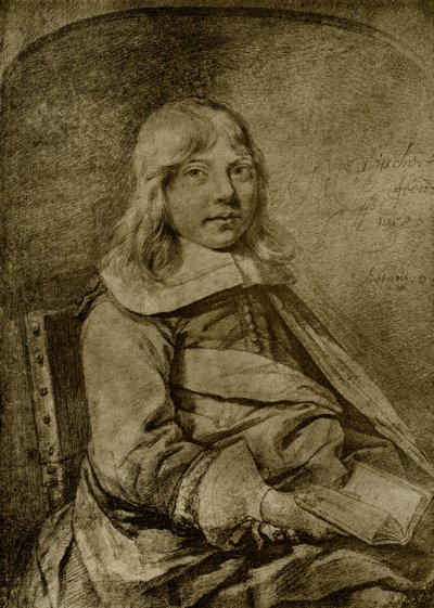 Porträt eines elfjährigen Jungen von Cornelis Visscher