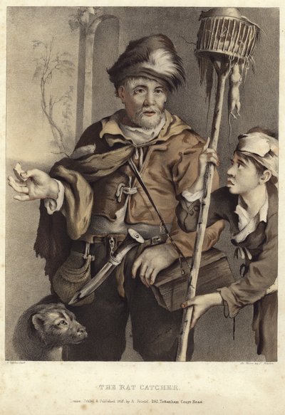 Der Rattenfänger von Cornelis Visscher