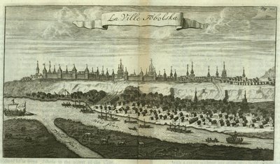 Tobolsk aus: Reisen nach Muscovy von Cornelis de Bruijn