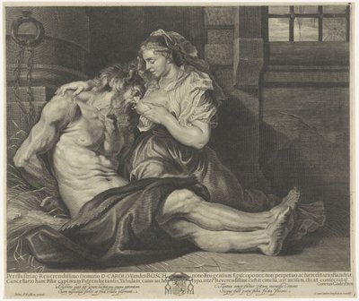 Cimon und Pero (Caritas Romana) von Cornelis van Caukercken