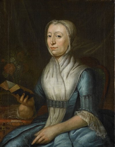 Porträt von Eva Goudriaan-de Veer von Cornelis van Cuylenburgh (II)