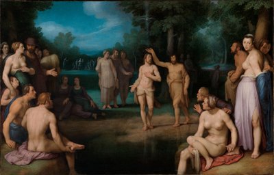 Taufe Christi von Cornelis van Haarlem