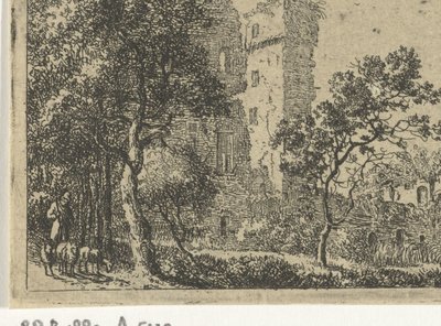 Ruine von Schloss de Haar von Cornelis van Hardenbergh