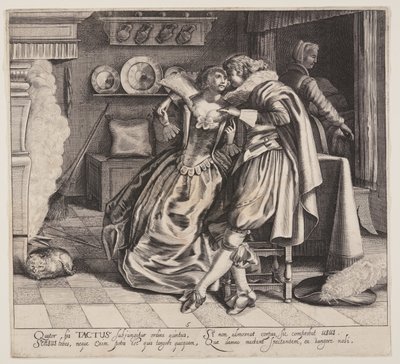 Tactus (Berührung), aus Die fünf Sinne von Cornelis van Kittensteyn