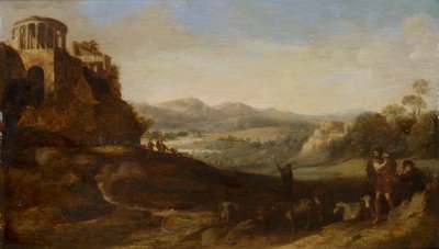 Hirten in der Campagna von Cornelis van Poelenburgh