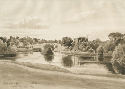 Betley Hall von Cornelius Varley