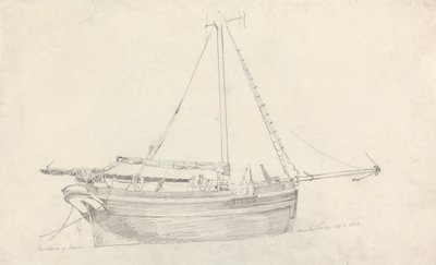 Fischereifahrzeug "Providence" aus Scarborough von Cornelius Varley