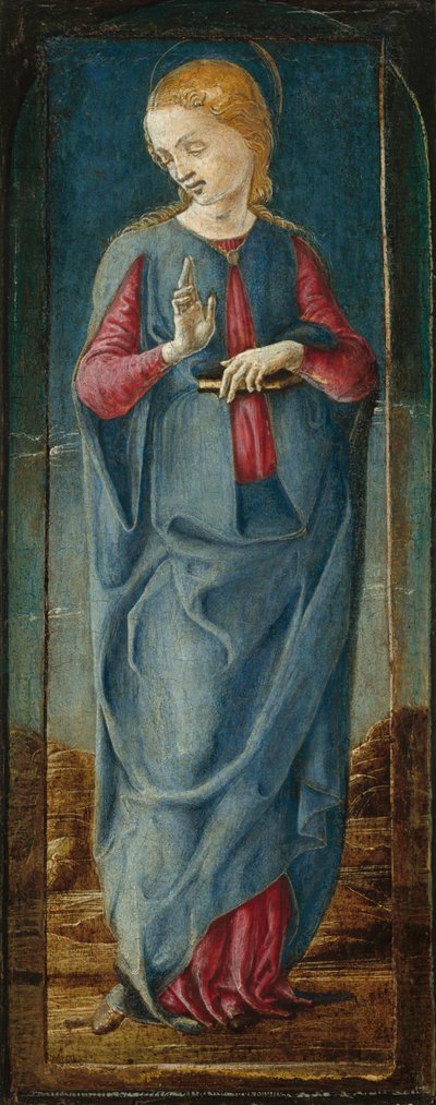 Die Verkündigung der Jungfrau (mittlerer rechter Flügel) von Cosimo Tura
