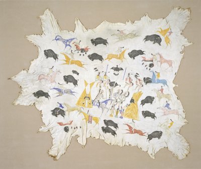 Szenen aus dem Leben der Plains-Indianer, ca. 1880 von Cotsiogo