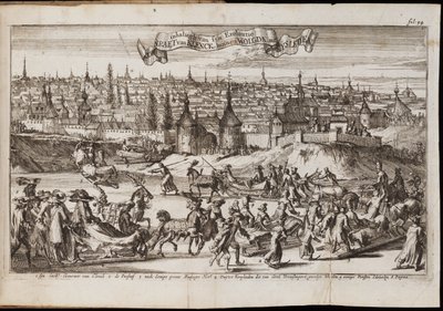 Wologda aus: Historisch Verhael, oder Beschreibung der Reise, 1677 von Coyet