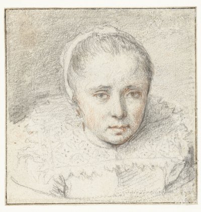Porträt einer jungen Frau von Crispijn van de Passe (I) (attributed to)