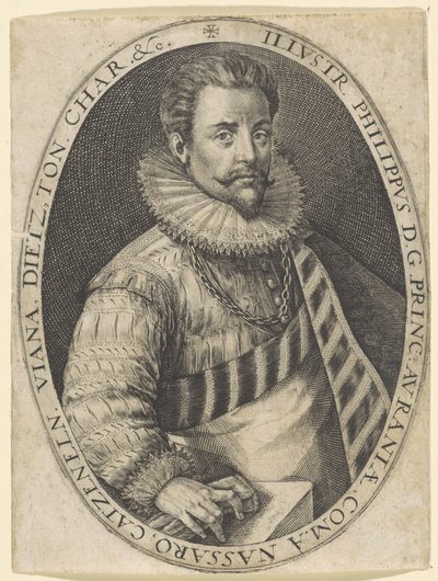 Porträt von Filips Willem, Prinz von Oranien von Crispijn van de Passe (I)
