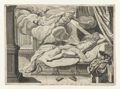 Jupiter und Semele von Crispijn van de Passe (II) (attributed to)