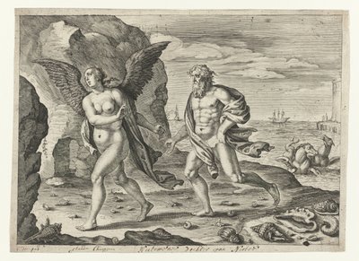 Coronis und Neptun von Crispijn van de Passe (II)