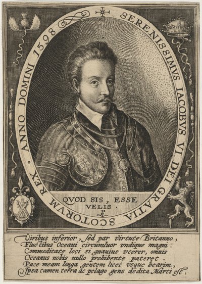 James I., als König von Schottland von Crispijn van de Passe I