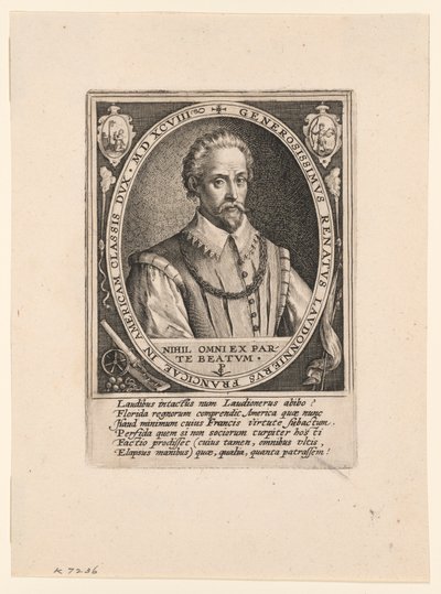 René de Laudonnière von Crispijn van de Passe I