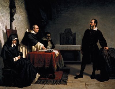 Galileo vor der römischen Inquisition von Cristiano Banti