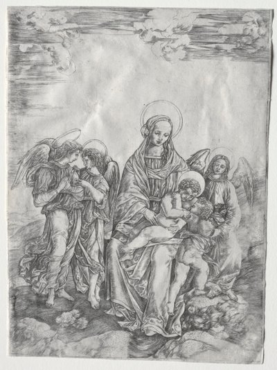 Maria mit dem Kind und dem kleinen Johannes von Cristofano Robetta