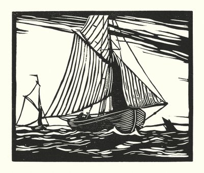 Fischerboote und Lastkähne: Fischkutter, frühes 19. Jahrhundert von Cyril A. Wilkinson