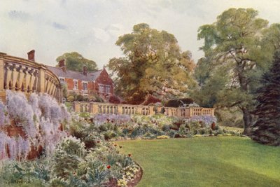 Ostende der Terrasse, Bagshot Park von Cyril Ward