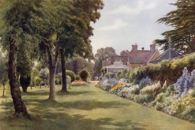 Kräuterbeet, Osborne Cottage von Cyril Ward