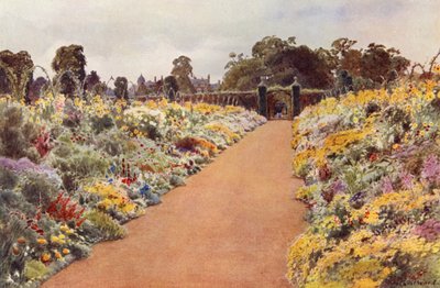 Die Doppelgrenzen im Ostgarten, Sandringham von Cyril Ward
