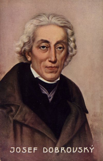 Josef Dobrovský (1753-1829), tschechischer Philologe und Historiker von Czech School