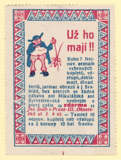 Mann mit Insekt von Czech School