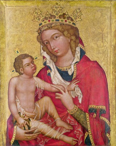 Jungfrau und Kind, ca. 1350 von Czech School