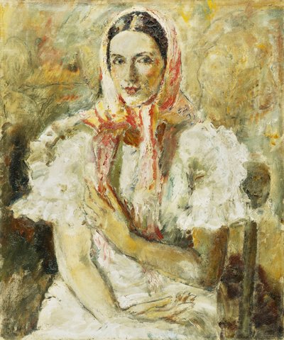 Russisches Bauernmädchen, Olga Eliena von Dame Ethel Walker