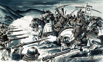 Die Schlacht von Nagashino im Jahr 1575 von Dan Escott