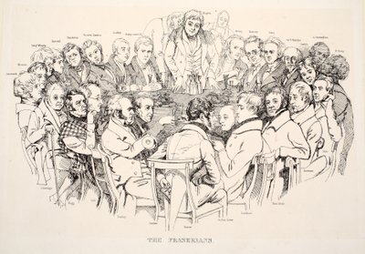 Die Fraserians, veröffentlicht 1835 von Daniel Maclise