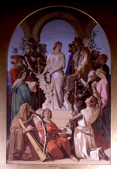 Der Geist der Ritterlichkeit von Daniel Maclise