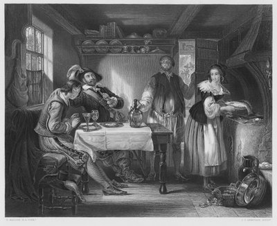 Gil Blas in Pennaflor, nach dem Bild in der Königlichen Sammlung (Stich) von Daniel (after) Maclise