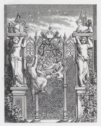 Illustration zu Tennysons Gedicht, Die Prinzessin von Daniel (after) Maclise