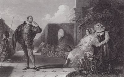 Malvolio, Was ihr wollt von Daniel (after) Maclise